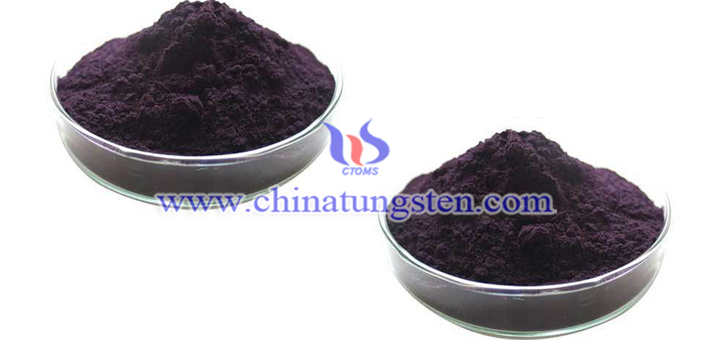 新型建築節(jié)能玻璃用紫色氧化鎢納米粒子圖片