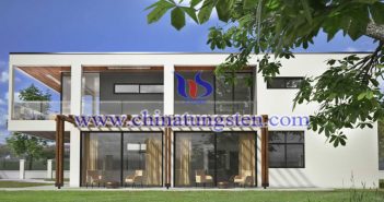 新型建築節(jié)能玻璃用紫色氧化鎢納米粒子圖片