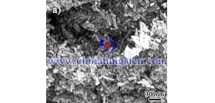 醇溶劑為正丙醇時(shí)不同溶液濃度下納米透明隔熱塗料用氧化鎢納米棒的SEM形貌照片