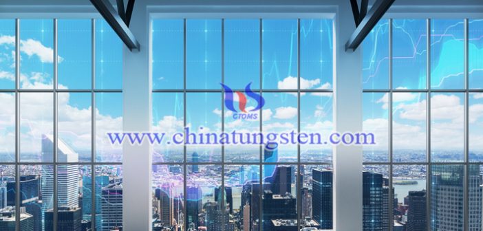 辦公樓玻璃隔熱塗料用銫鎢青銅圖片