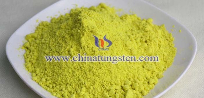 電致變色智能玻璃用黃色氧化鎢粉體圖片