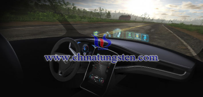 汽車擋風(fēng)玻璃隔熱塗布材料用納米三氧化鎢圖片