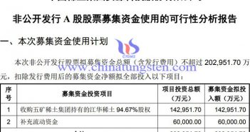 中國(guó)稀土收購(gòu)五礦江華稀土公告