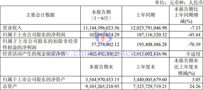 廣晟有色2023年上半年業(yè)績報(bào)告