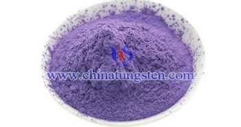 Violet Tungsten Oxide Powder Applied for Transparent Thermal Insulation Nanopowder violet tungsten oxide powder applied for transparent thermal insulation nanopowder image