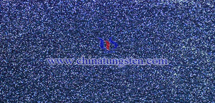 dark blue nano tungsten oxide applied for infrared ultraviolet shielding material image