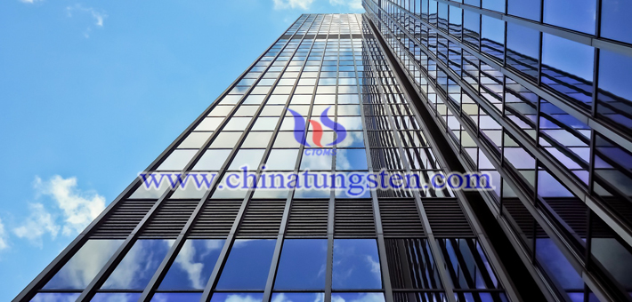 dark blue nano tungsten oxide applied for infrared ultraviolet shielding material picture