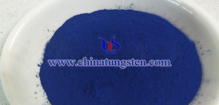 cesium doped tungsten oxide applied for nano-ceramic color master image