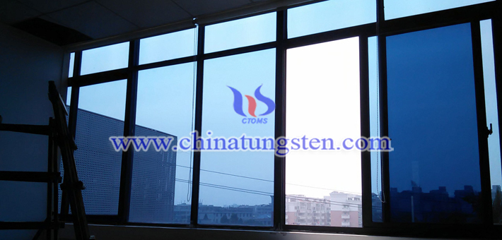 cesium doped tungsten oxide powder applied for thermal insulation film picture