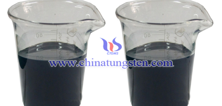 nano cesium doped tungsten oxide applied for thermal insulation dispersion liquid picture