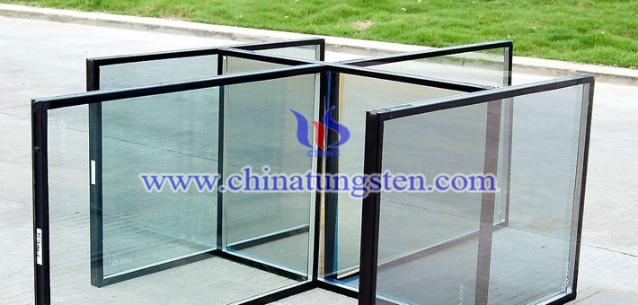 Cs doped tungsten oxide applied for thermal insulating glass picture