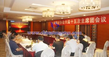 中國(guó)鎢協(xié)六屆十五次主席團(tuán)會(huì)議洛陽(yáng)舉行