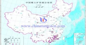 中國(guó)稀土資源分布圖片