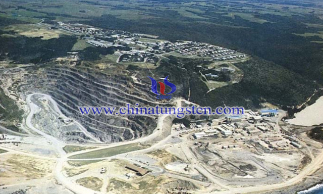 澳大利亞金島白鎢礦公司海豚鎢礦區(qū)