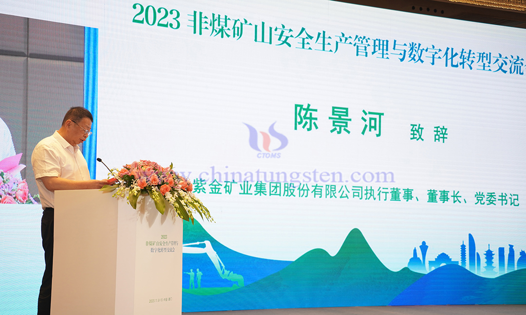 紫金礦業(yè)集團股份有限公司執(zhí)行董事、董事長、黨委書記 陳景河