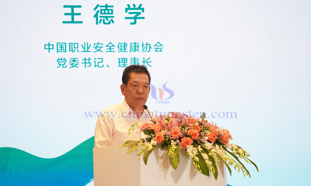 中國職業(yè)安全健康協(xié)會黨委書記、理事長 王德學(xué)